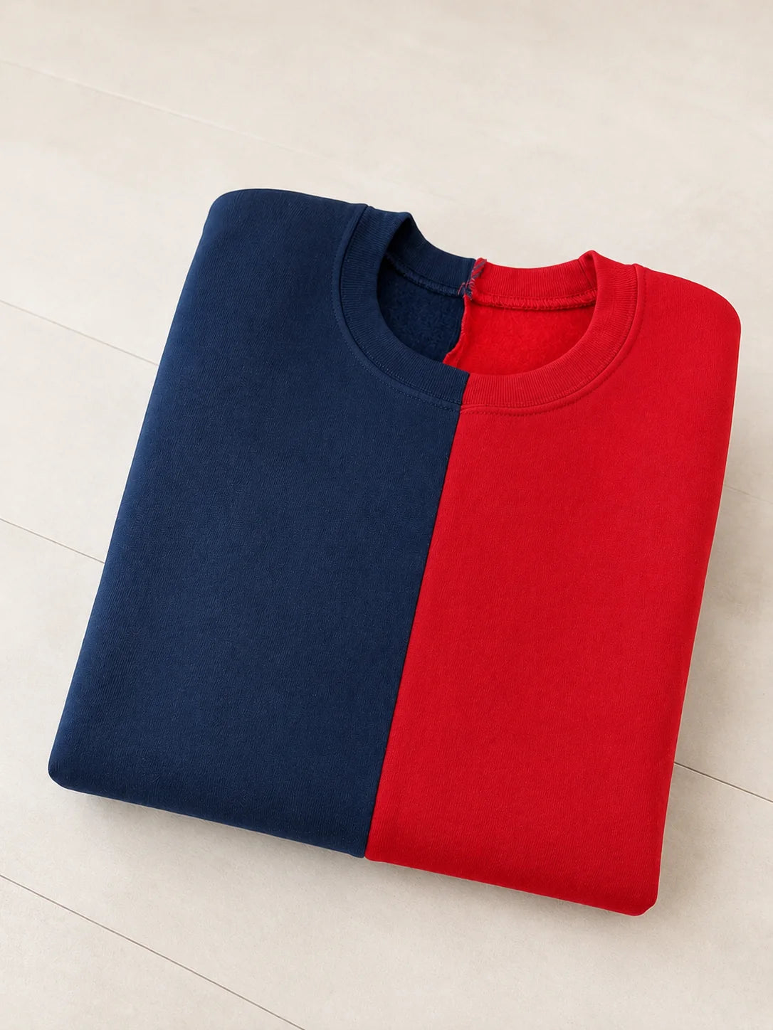 **PRE ORDER** Split Color Crewnecks WITH Embroidery