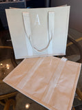 Initialed Canvas Tote