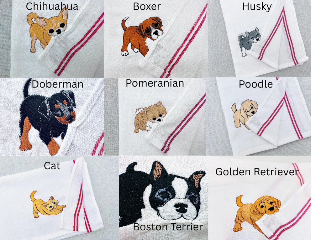 Naughty Puppy Kitchen Towel