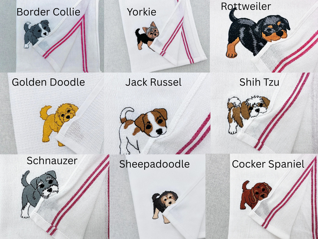 Naughty Puppy Kitchen Towel