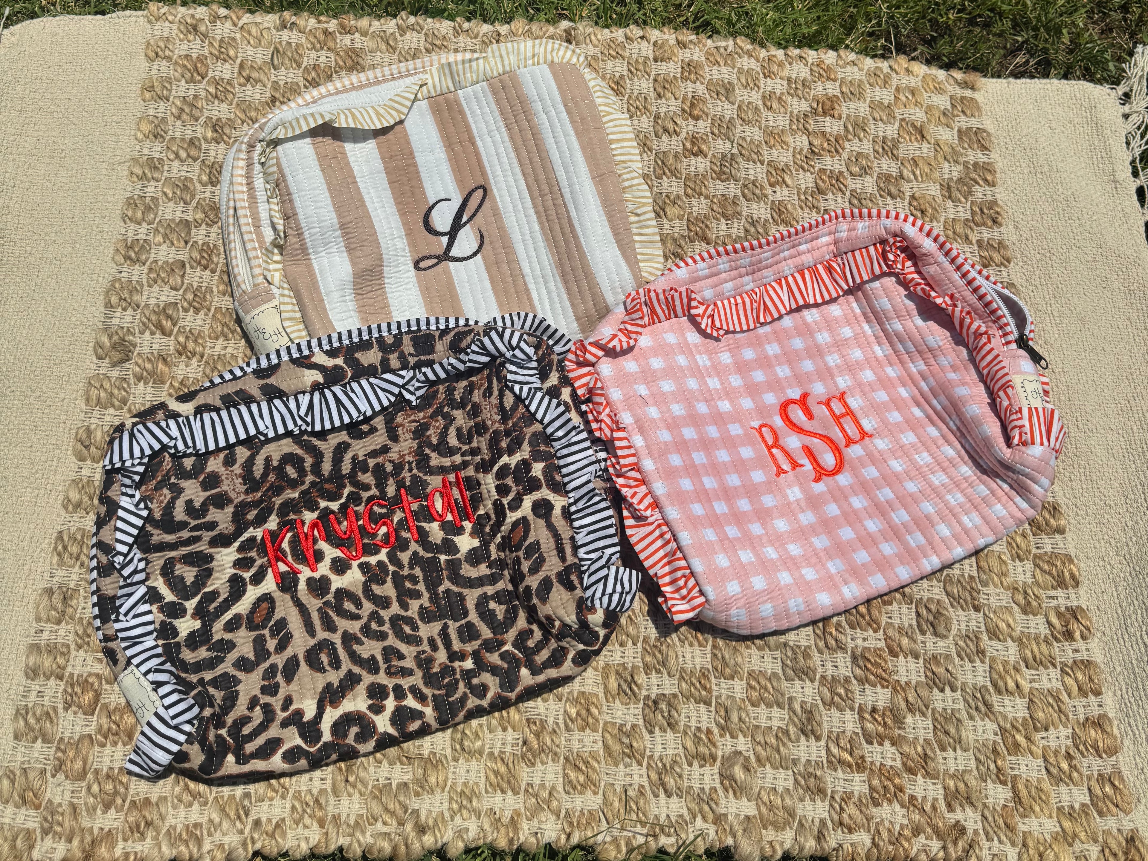 Quilted Zippered Bag