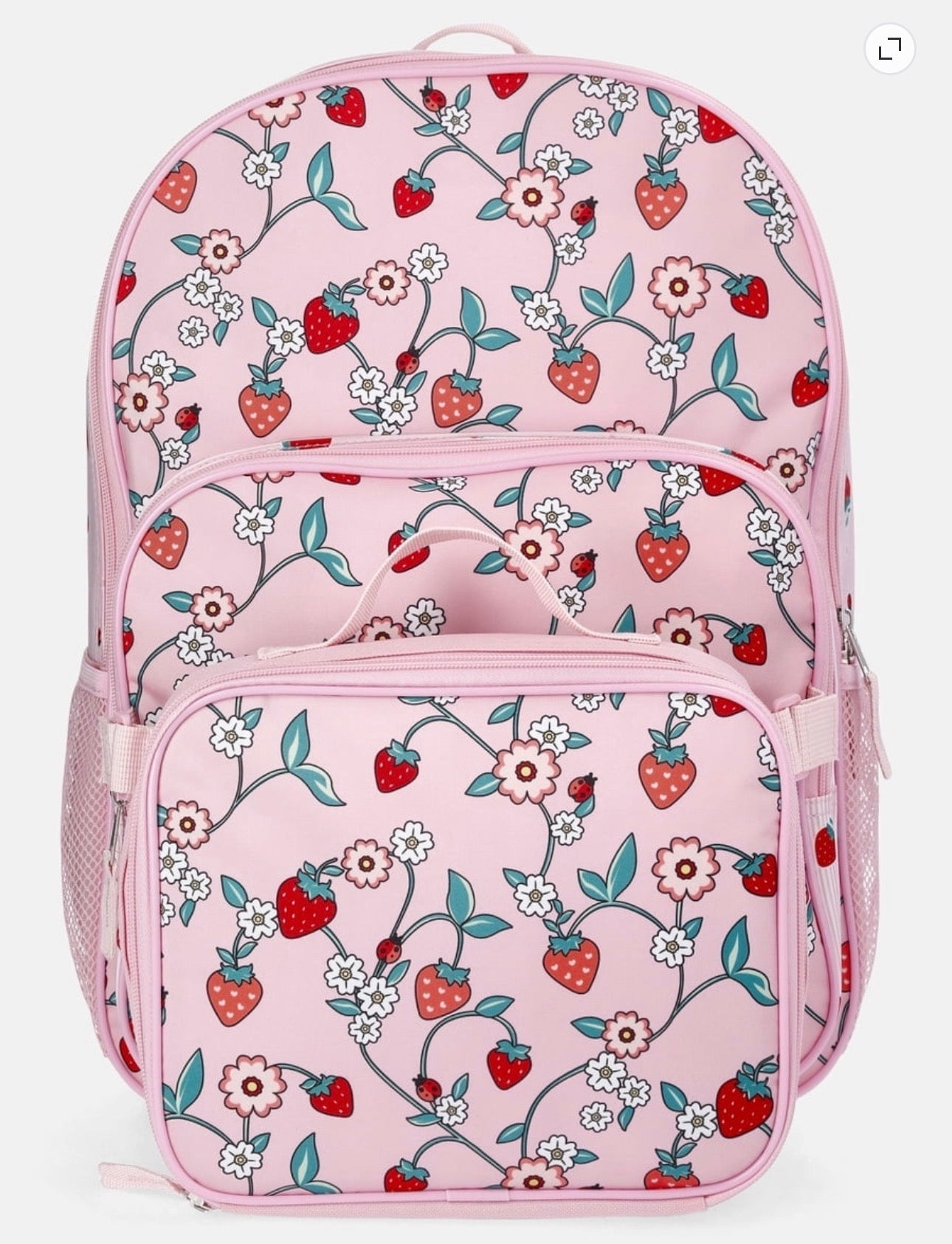 Embroidered Backpack/Lunch Bag Set