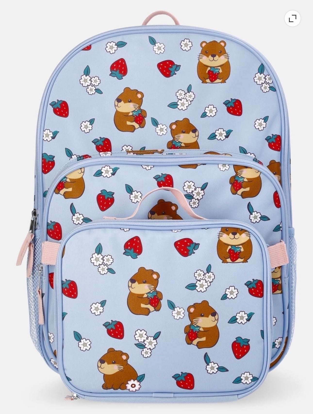 Embroidered Backpack/Lunch Bag Set