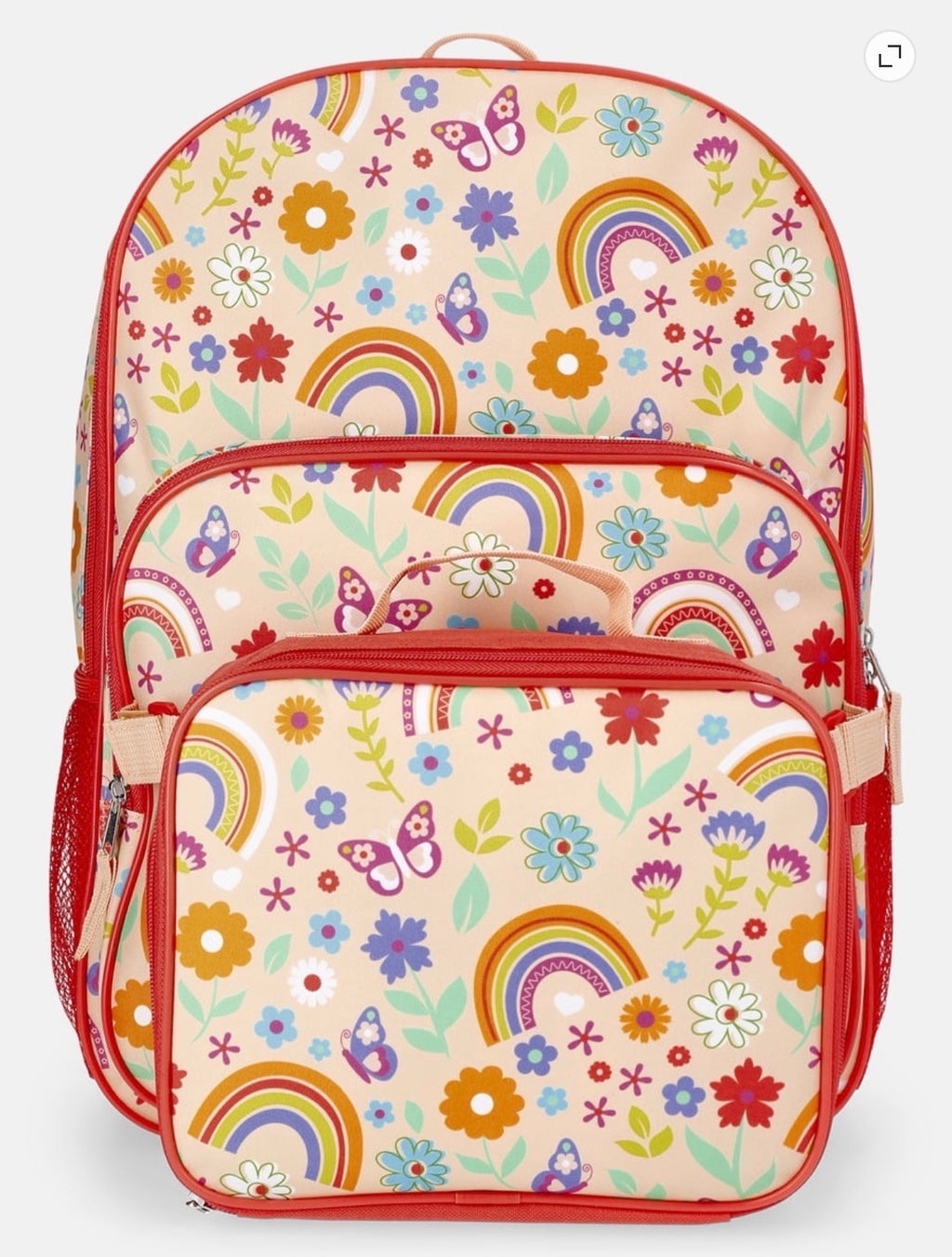Embroidered Backpack/Lunch Bag Set