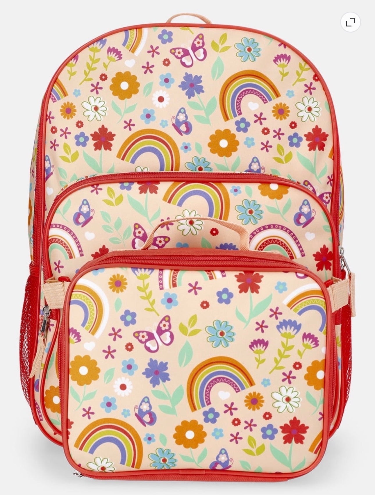 Embroidered Backpack/Lunch Bag Set