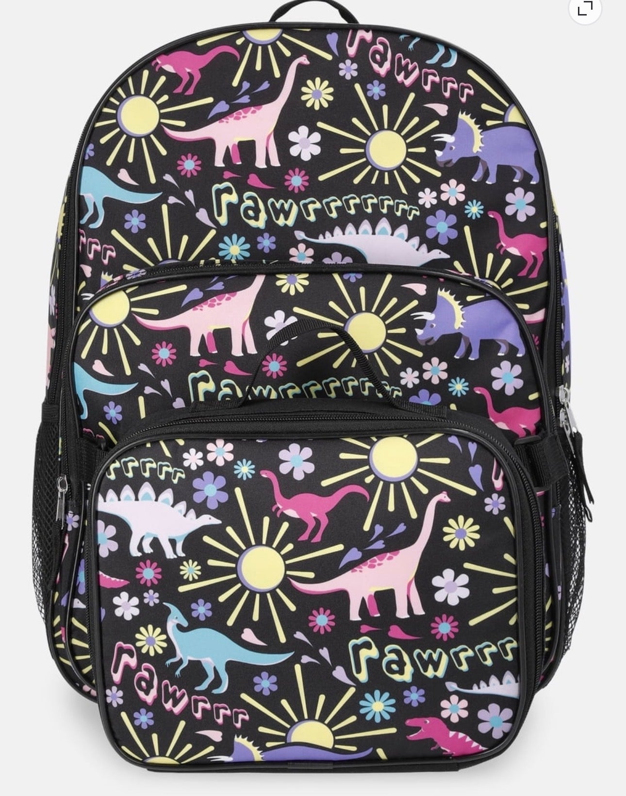 Embroidered Backpack/Lunch Bag Set